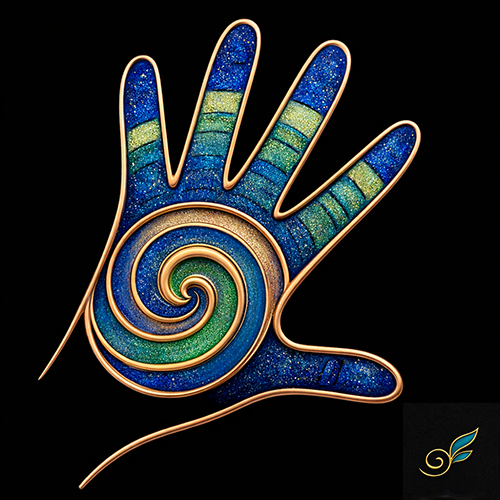 Tony de la Mora - creación de talismán personalizado digital en técnica Cloisonné Espiritual